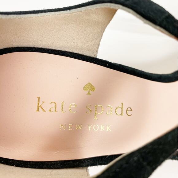 Kate Spade Dawson Suede Cork Wedge Sandal Women’s Size 6 - Picture 10 of 10